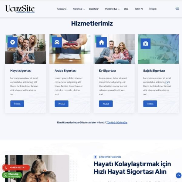 Hazır Kurumsal Web Sitesi - Görsel 2